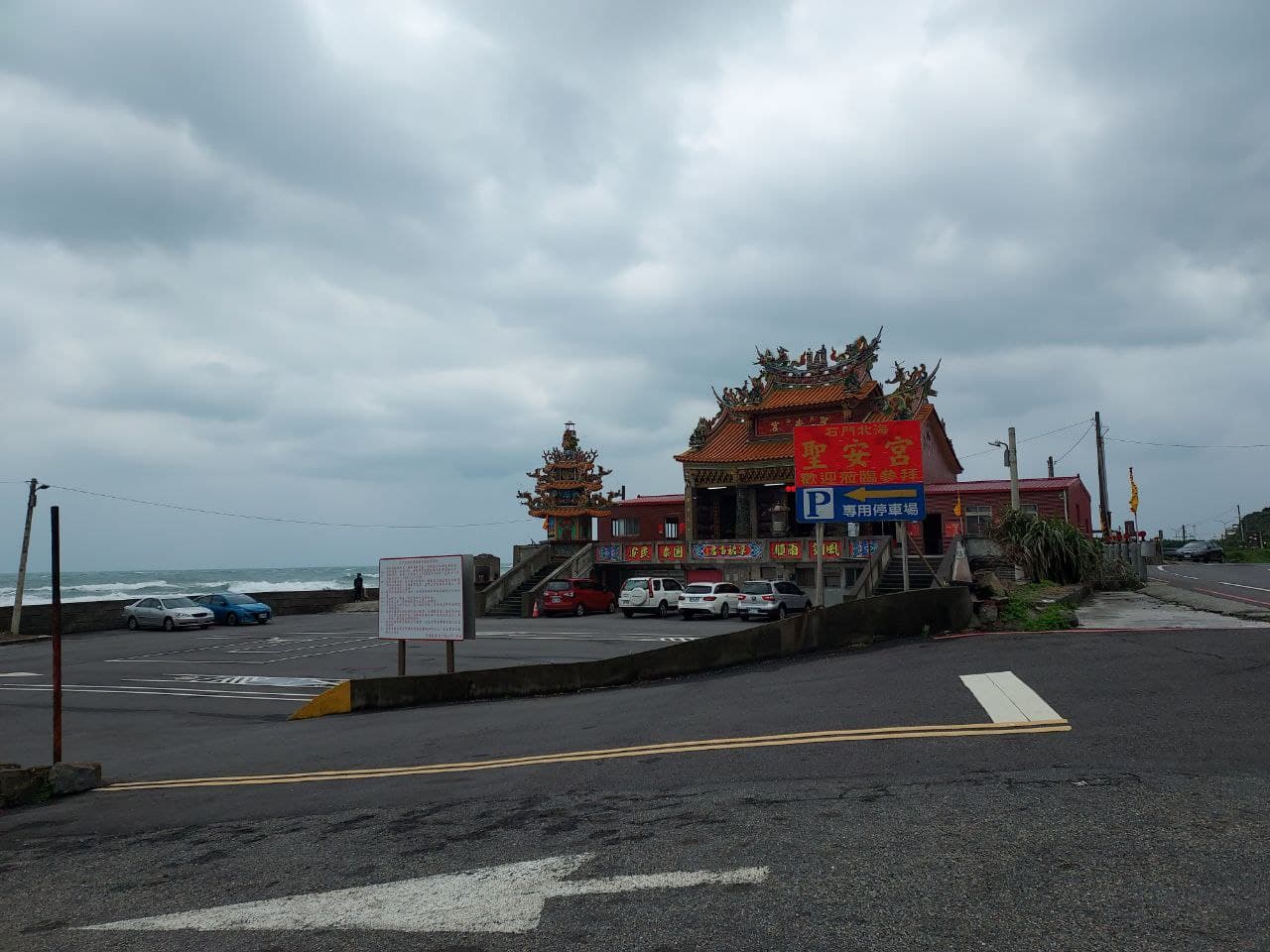 新北北海岸┃石門一日行程 冬天跑去「石門洞」海岸風大好冷  沿路看海 新北最北端