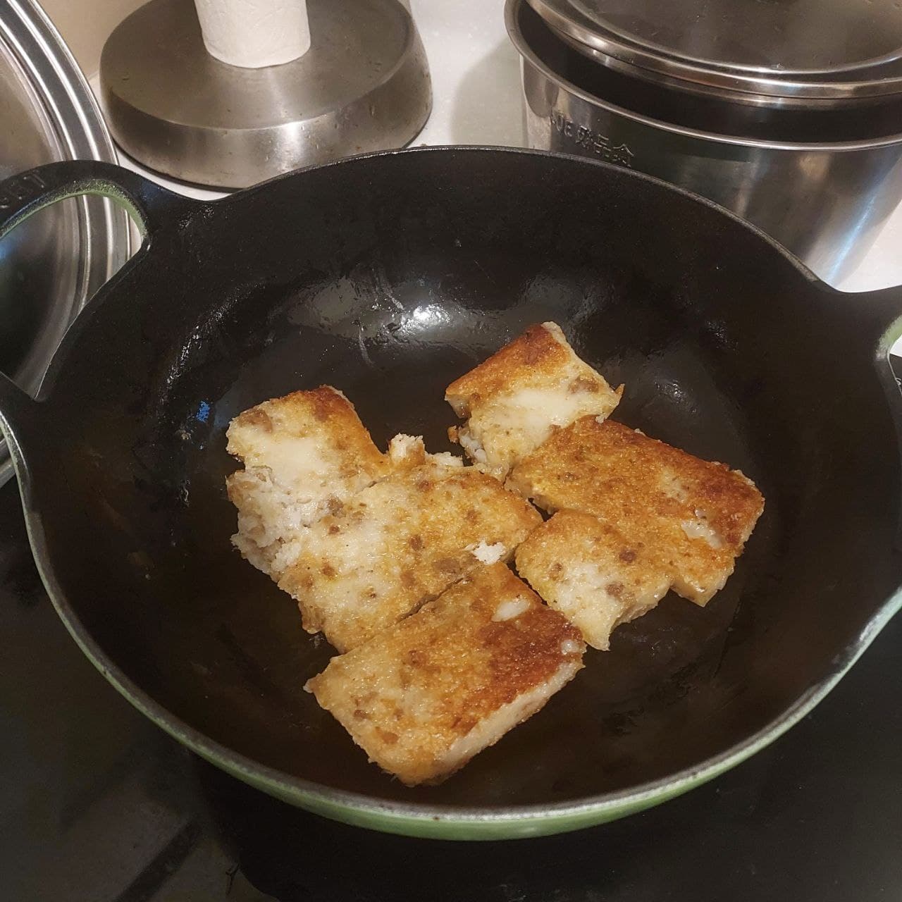 生活分享┃吳媽媽手作料理 祖傳鹹粿(鹹年糕) 手工水餃超大顆