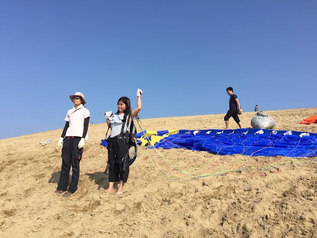 日本山陰山陽︱我愛的鳥取 三小時計程車2000日幣 白兔神社祈求結緣 砂丘滑砂板好玩 和牛火鍋 砂場咖啡