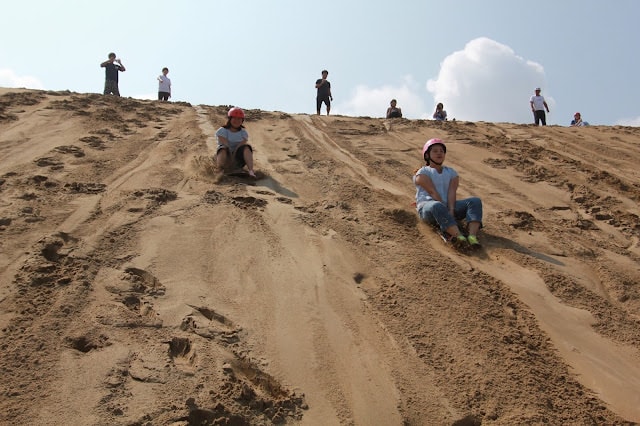 日本山陰山陽︱我愛的鳥取 三小時計程車2000日幣 白兔神社祈求結緣 砂丘滑砂板好玩 和牛火鍋 砂場咖啡