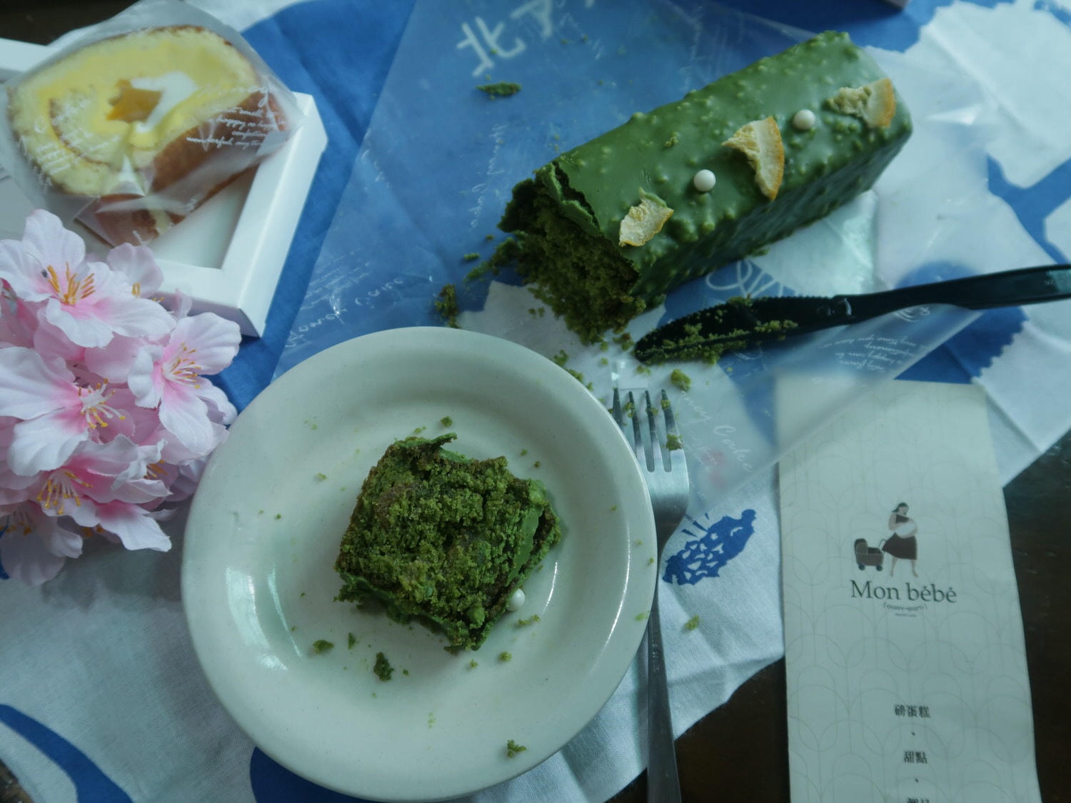 小資開箱┃台南磅蛋糕專賣Mon bébé 萌貝貝  濃厚日式抹茶柚子超推 另有檸檬磅蛋糕等口味