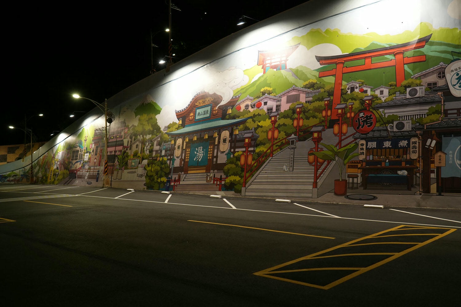 新北中和┃「烘爐地南山福德宮」 土地公拜拜+賞無敵夜景 停車場洗手間小吃都有 夜景超美的