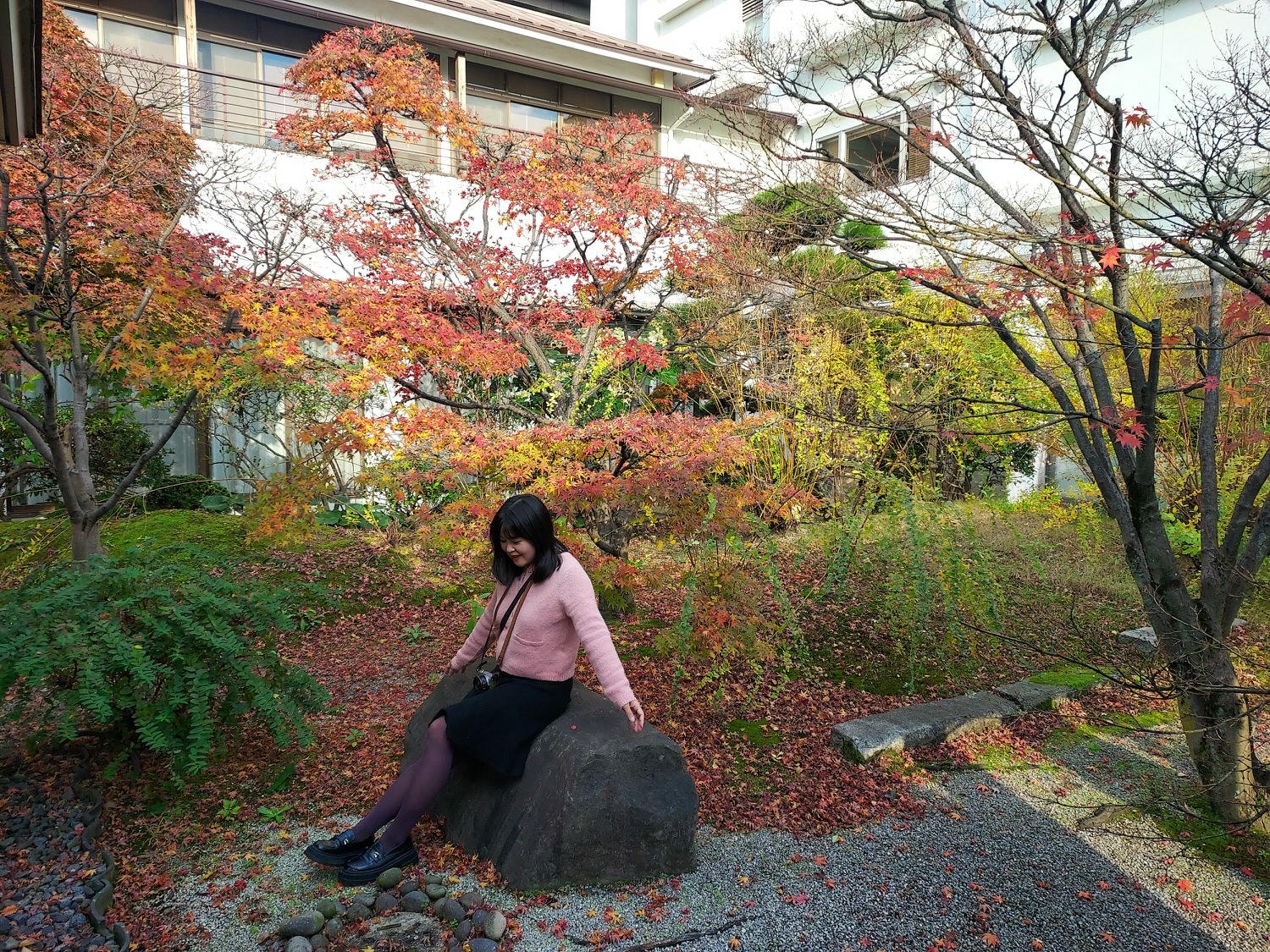 鳥取住宿┃日式傳統旅館「觀水庭 KOZENIYA」 JR鳥取站走10分 天然溫泉日式庭園 楓紅超美(圖多)こぜにや