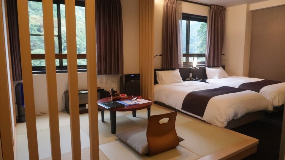 日本四國┃四國德島祖谷秘境 入住曼納卡溫泉旅館（大歩危峡まんなかホテル）大步危遊覽船JR大步危站