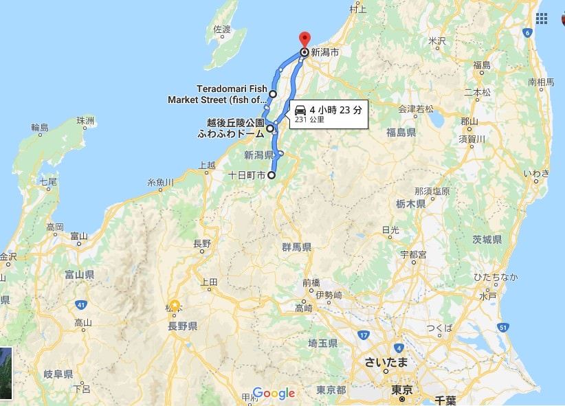 (日本關東)東京近郊走走新潟 大地藝術祭十日町清津峽 農舞台 長岡寺泊魚市 越後丘陵玫瑰園 彌彥神社