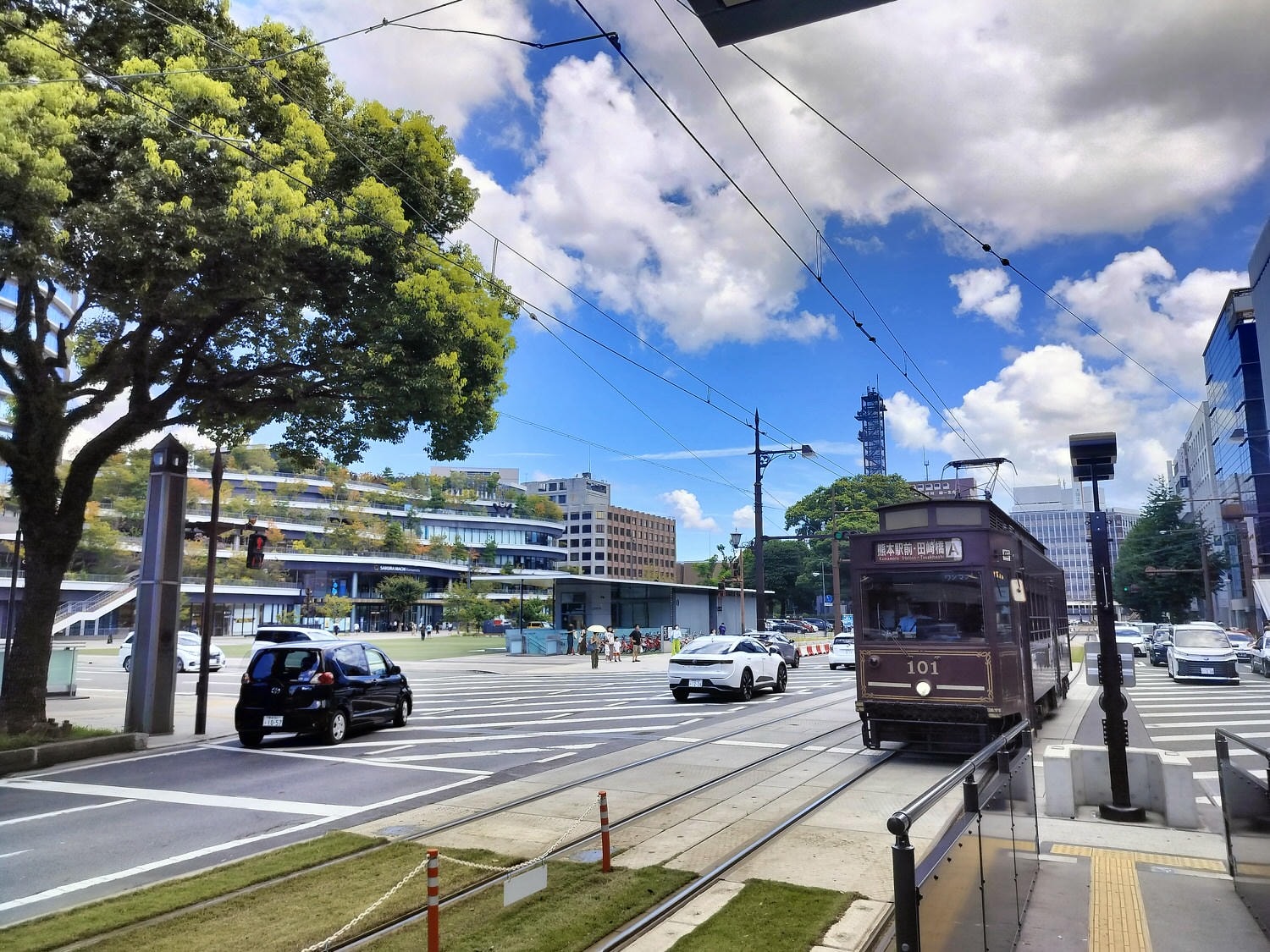 熊本交通┃熊本市路面電車一日票500圓無限搭乘重點整理 JR熊本站買票 collection和美都租和服浴衣搭電車