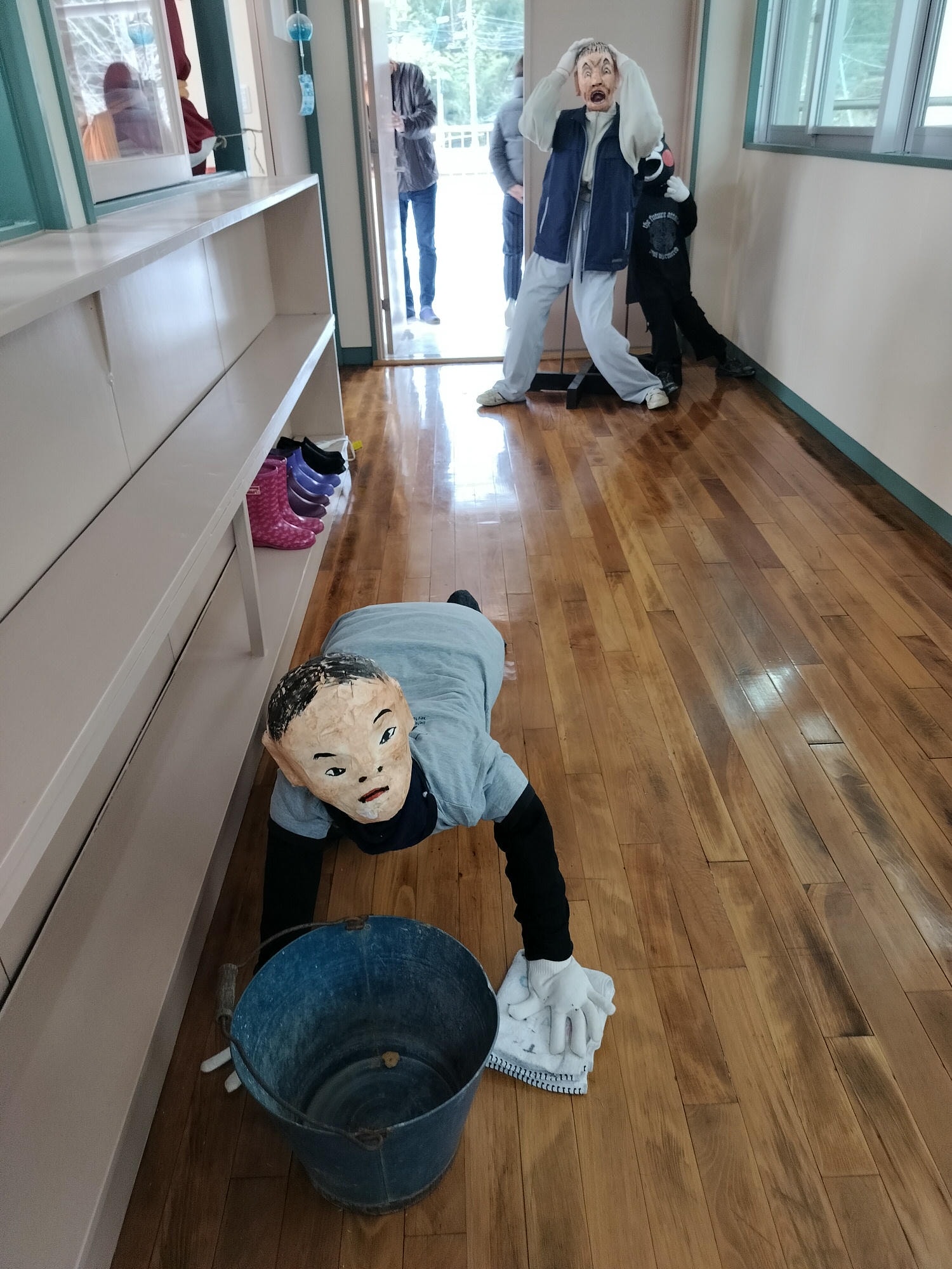 熊本天草┃小學校重生!600快樂村民都是假人「道之驛宮地岳稻草人村」特色景點 吃飯伴手禮蕎麥麵體驗 夏天挑戰測膽鬼屋天草自駕