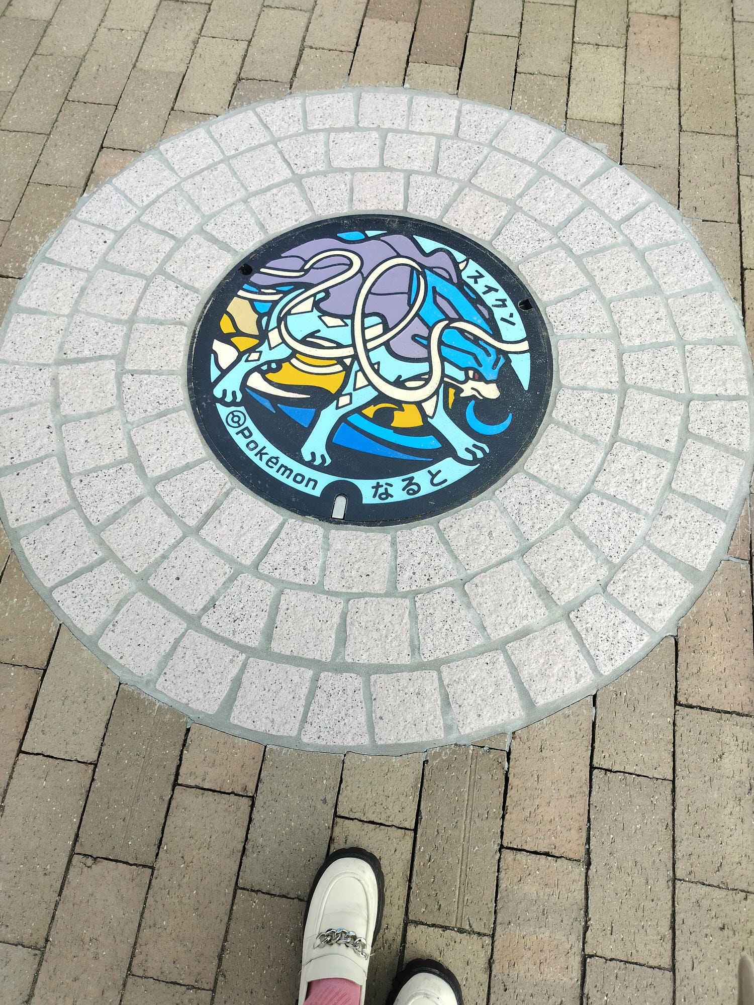 四國德島鳴門┃JR德島站去鳴門找「寶可夢彩繪人孔蓋」 水君 刺龍王 蚊香家族 計程車40分全捕獲 ポケふた