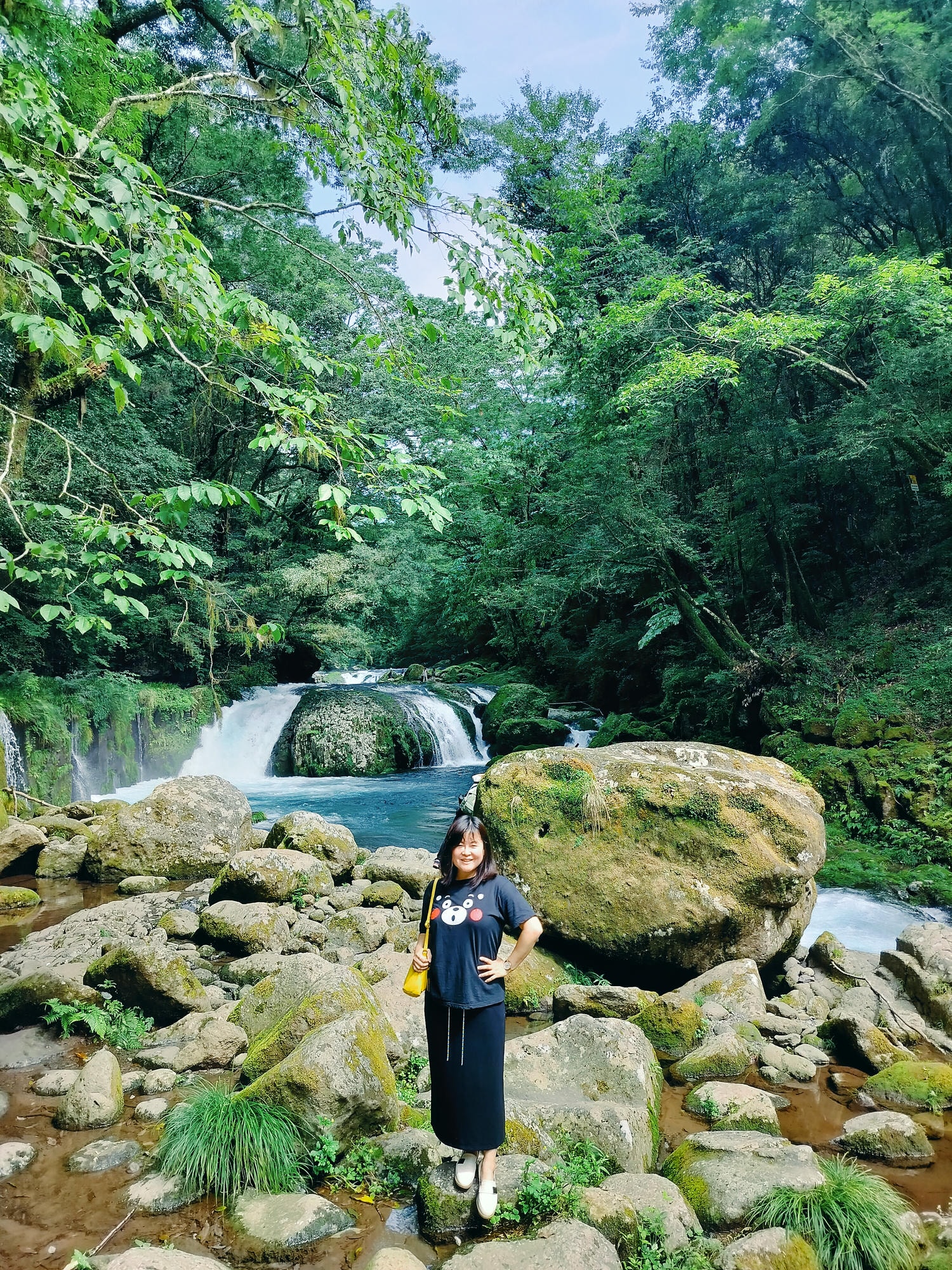 九州熊本┃阿蘇國立公園百選森林浴-菊池溪谷 網美哈密瓜巨蛋館買名產 熊本縣菊池市自駕推薦!