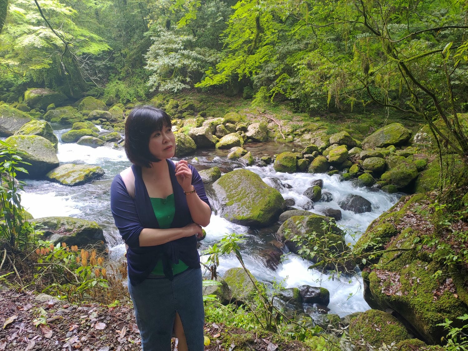 九州熊本┃阿蘇國立公園百選森林浴-菊池溪谷 網美哈密瓜巨蛋館買名產 熊本縣菊池市自駕推薦!