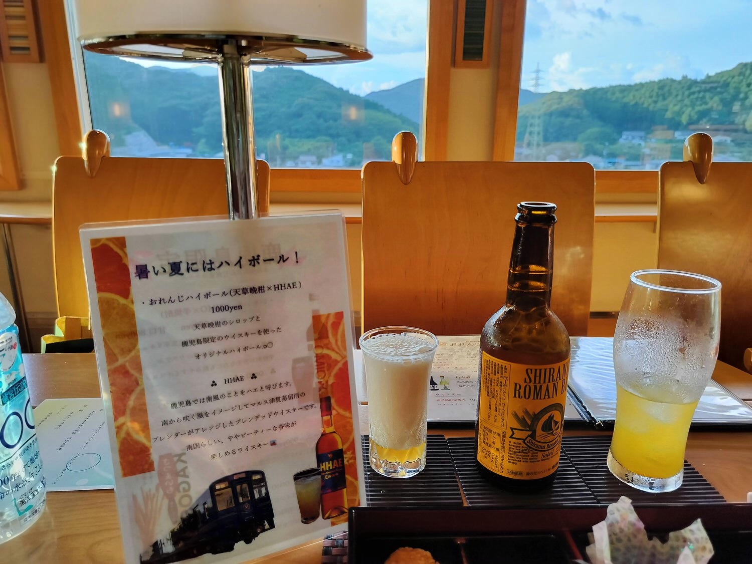 熊本觀光列車┃優雅高級!肥薩橘子鐵道「橘子食堂」 移動餐廳慢嚐美食 招牌夕陽海景 蜜柑啤酒 夏季出水到新八代