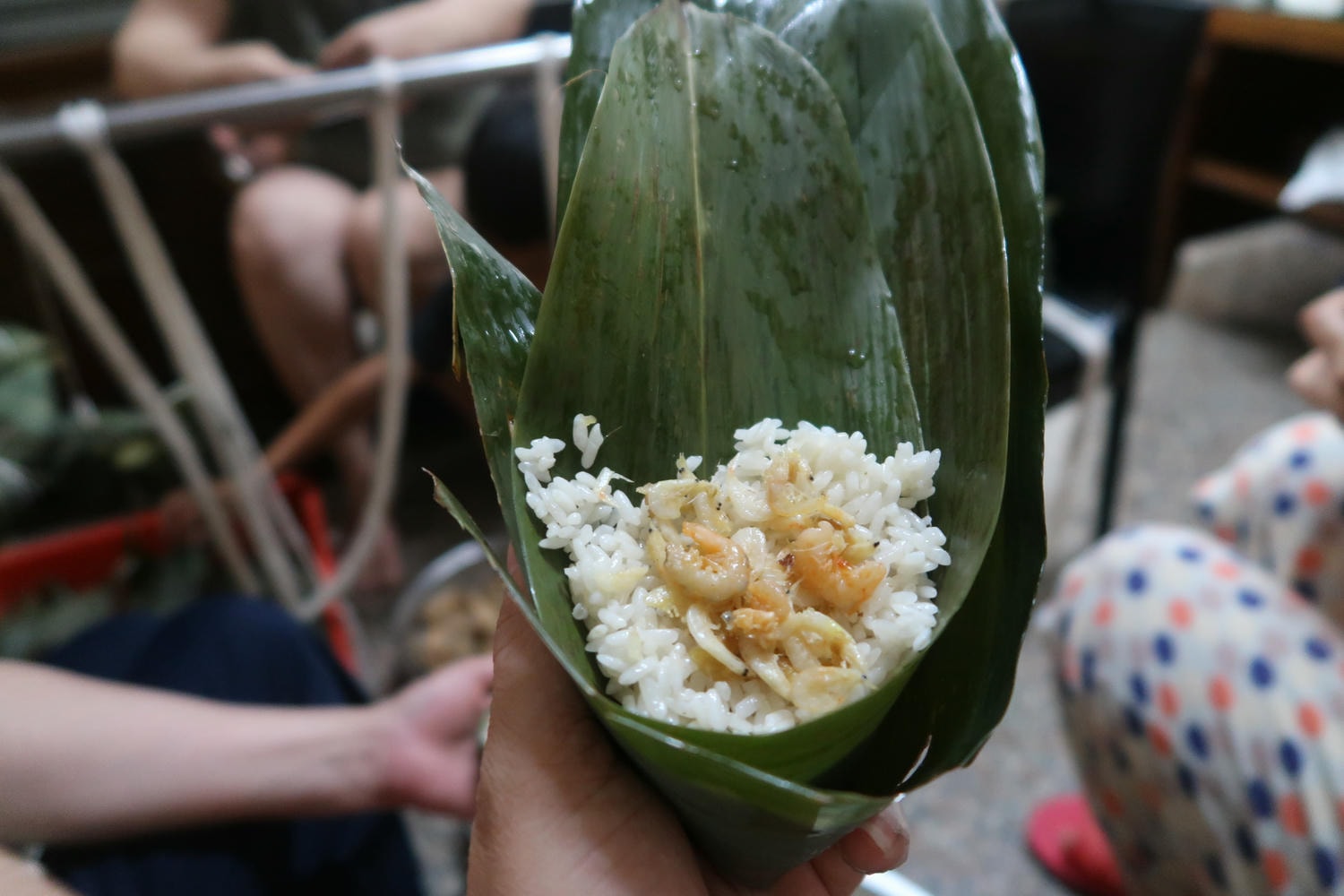 日常記錄┃媽媽包的肉粽超香 自家包的水餃顆顆飽滿 お母さんが手作りの水餃子と粽~台湾粽が美味しくて大好きな味