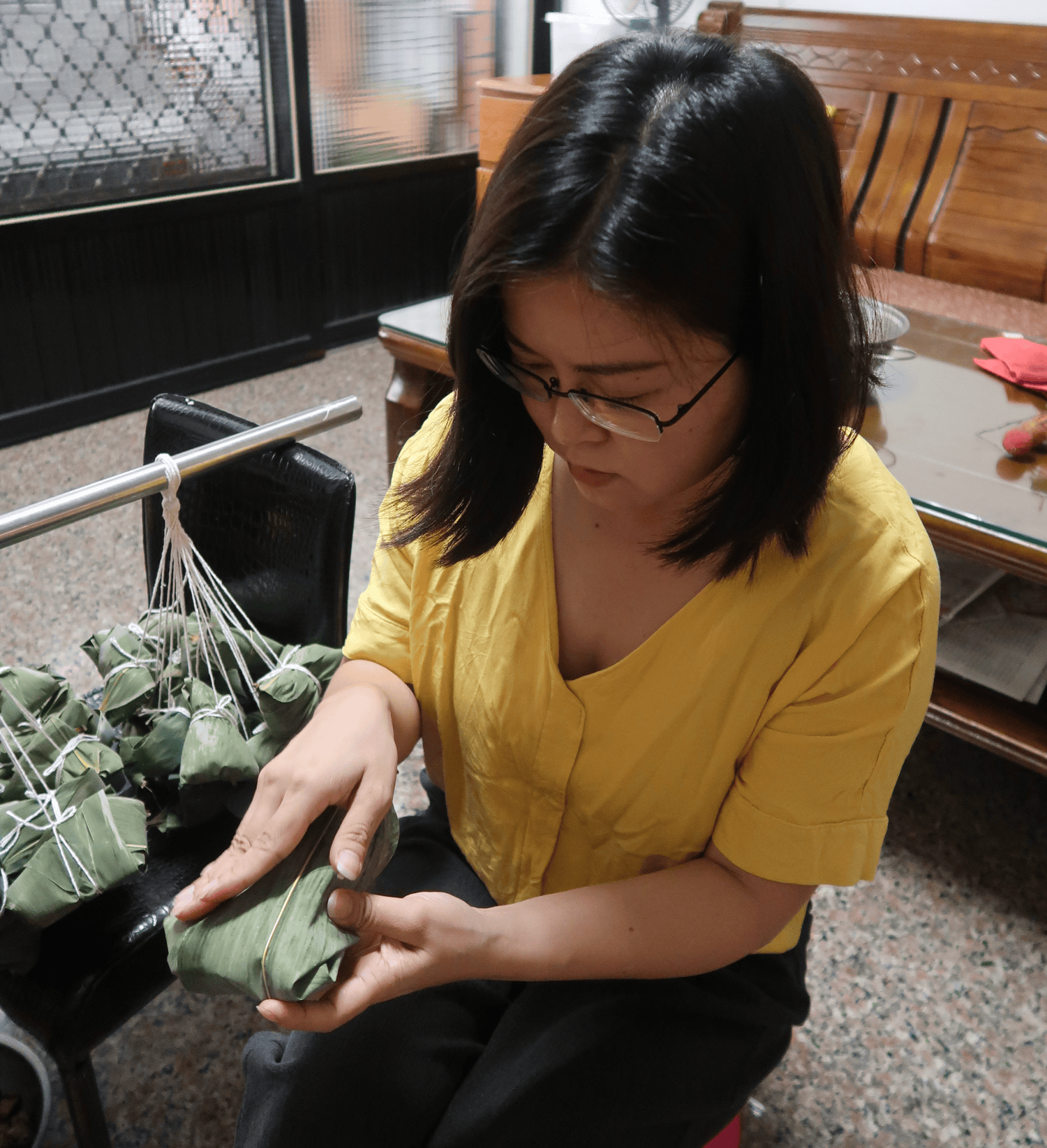 日常記錄┃媽媽包的肉粽超香 自家包的水餃顆顆飽滿 お母さんが手作りの水餃子と粽~台湾粽が美味しくて大好きな味