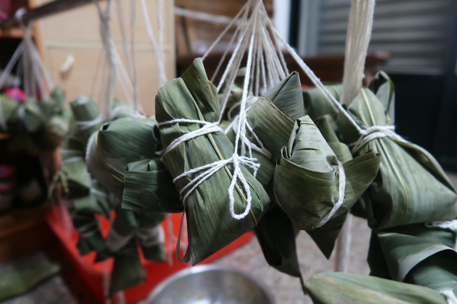日常記錄┃媽媽包的肉粽超香 自家包的水餃顆顆飽滿 お母さんが手作りの水餃子と粽~台湾粽が美味しくて大好きな味