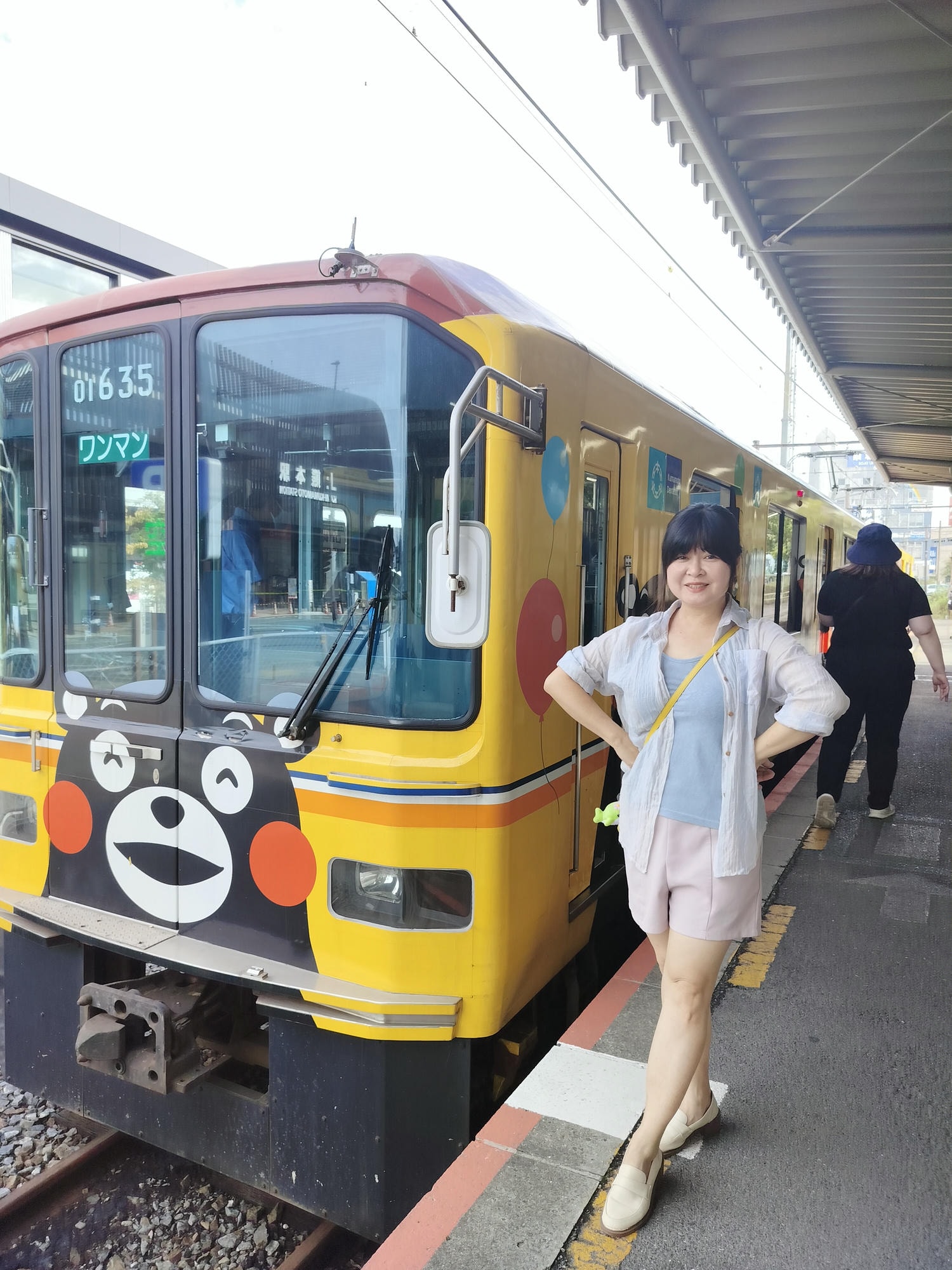 熊本路面交通┃熊本市二大電鐵整理「萌熊電鐵」+「路面電車」怎麼搭?電車一日券500日幣 北熊本站買熊本熊週邊