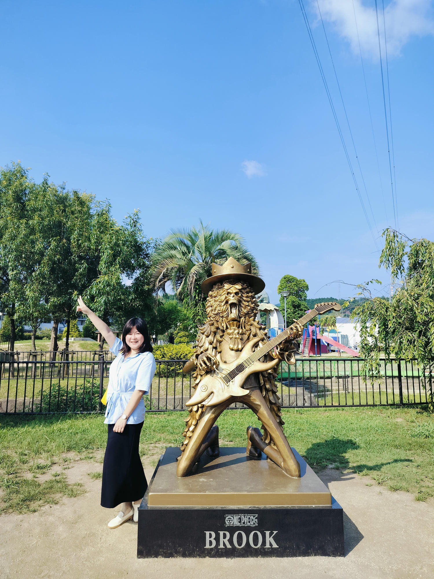 熊本景點┃草帽海賊團10座銅像捕獲 熊本自由行海賊迷 高森佛朗基縣廳魯夫 萌之里娜美 索隆喬巴香吉士 布魯克騙人布