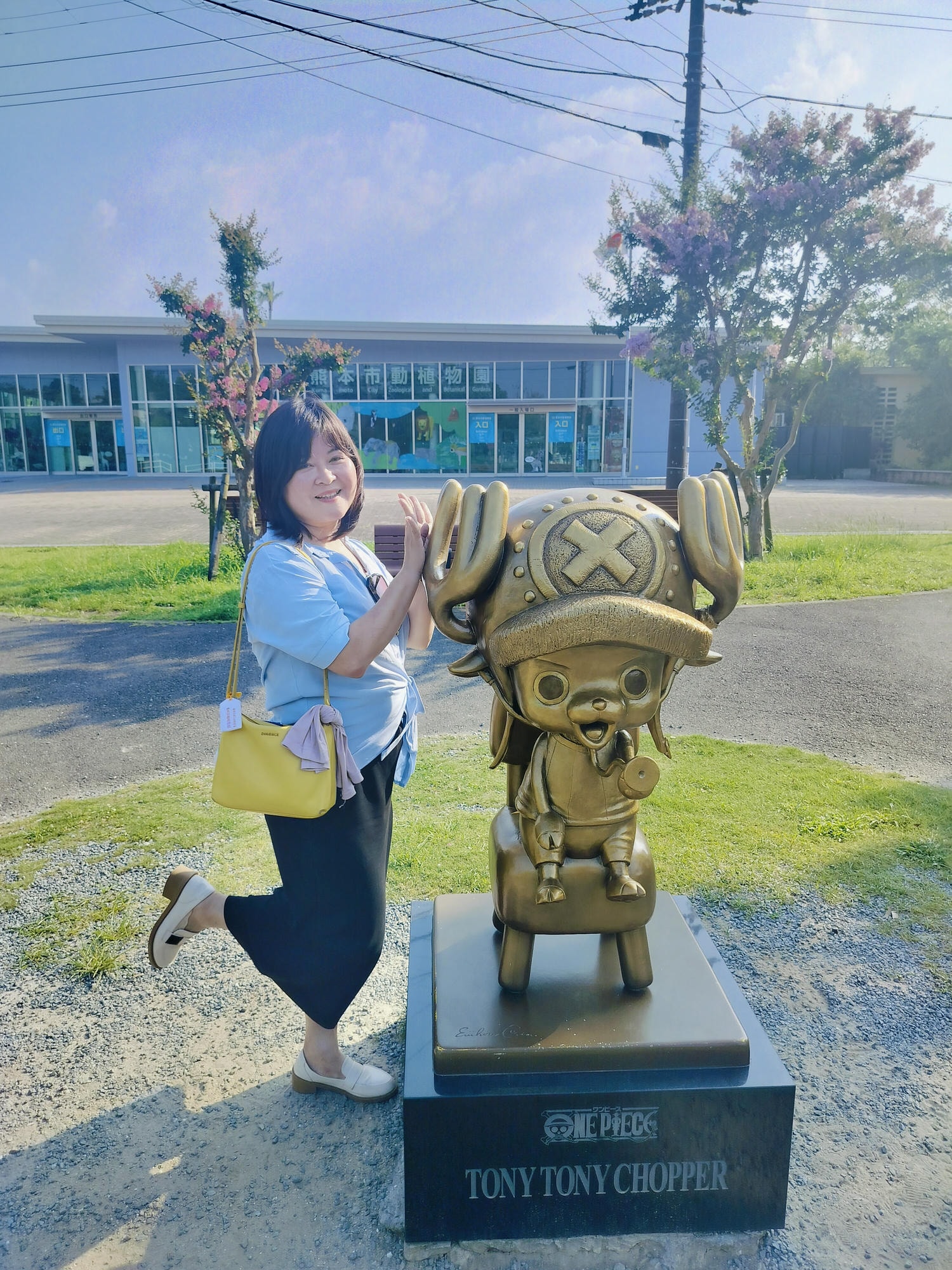 熊本景點┃草帽海賊團10座銅像捕獲 熊本自由行海賊迷 高森佛朗基縣廳魯夫 萌之里娜美 索隆喬巴香吉士 布魯克騙人布