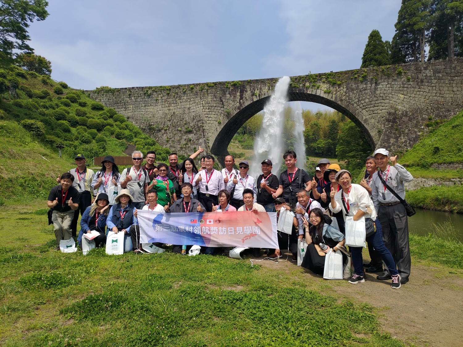 熊本景點山都町┃最古老建業250年清酒釀酒廠「通潤酒造」見學 一睹日本首座土木建築物國寶「通潤橋」壯麗放水