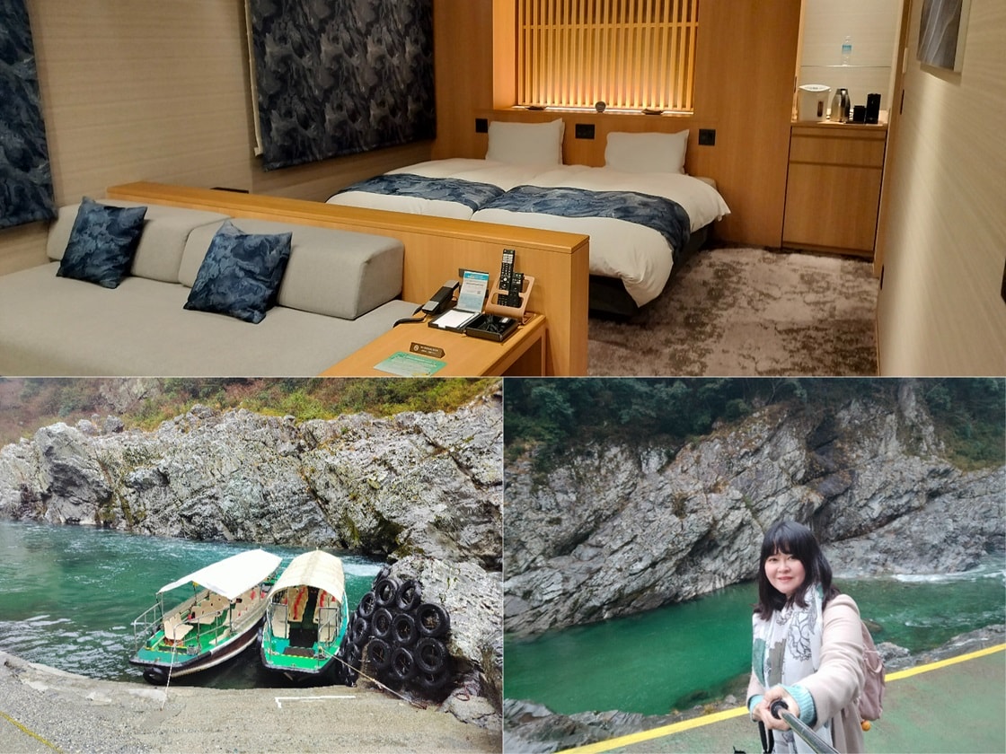 日本四國┃四國德島祖谷秘境 入住曼納卡溫泉旅館（大歩危峡まんなかホテル）大步危遊覽船JR大步危站
