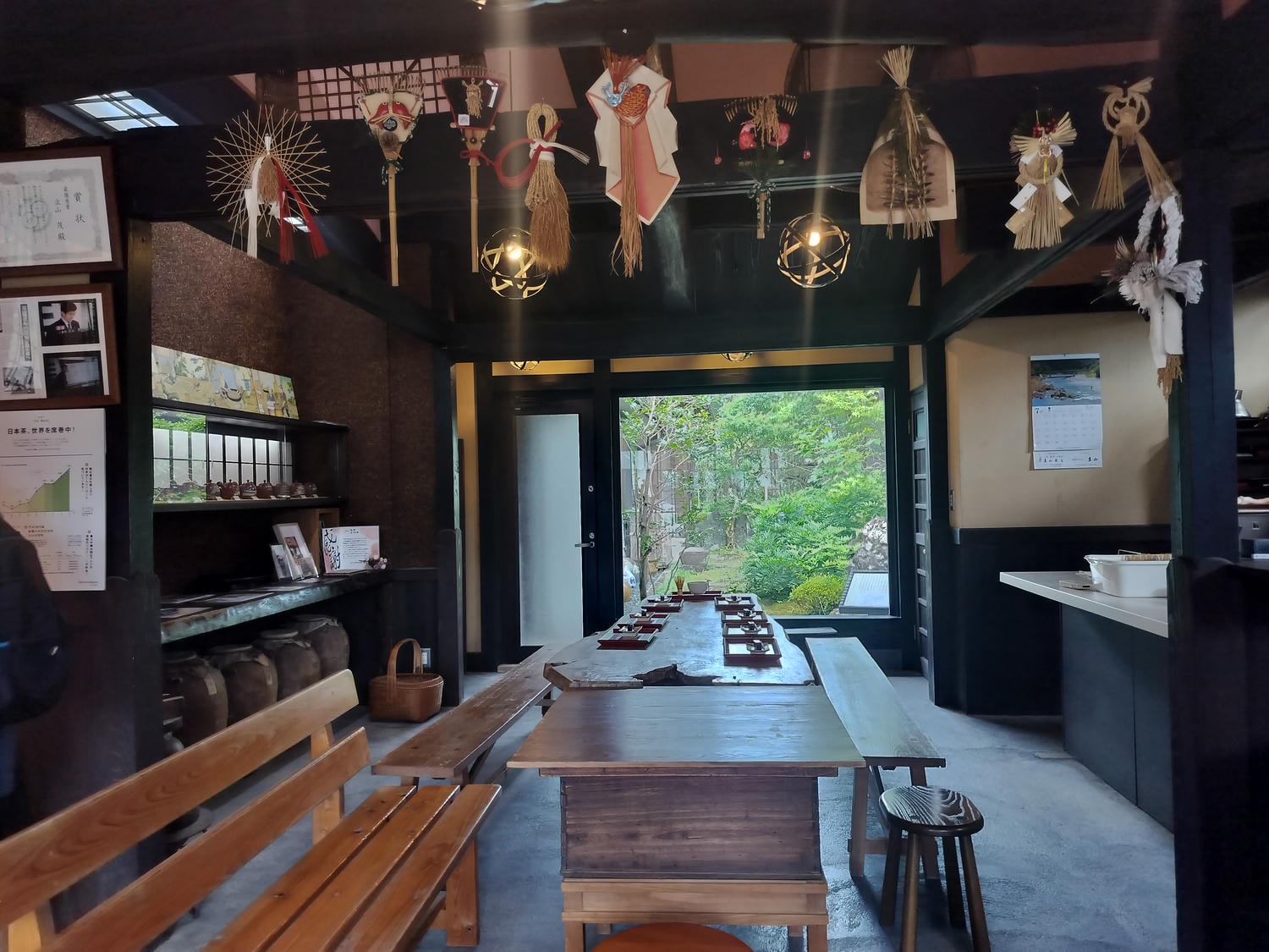 熊本體驗人吉┃鍛冶屋町百年老鋪-釜田釀造所味噌醬油藏見學試吃 立山商店抹茶體驗品茶 球磨川水質恩惠