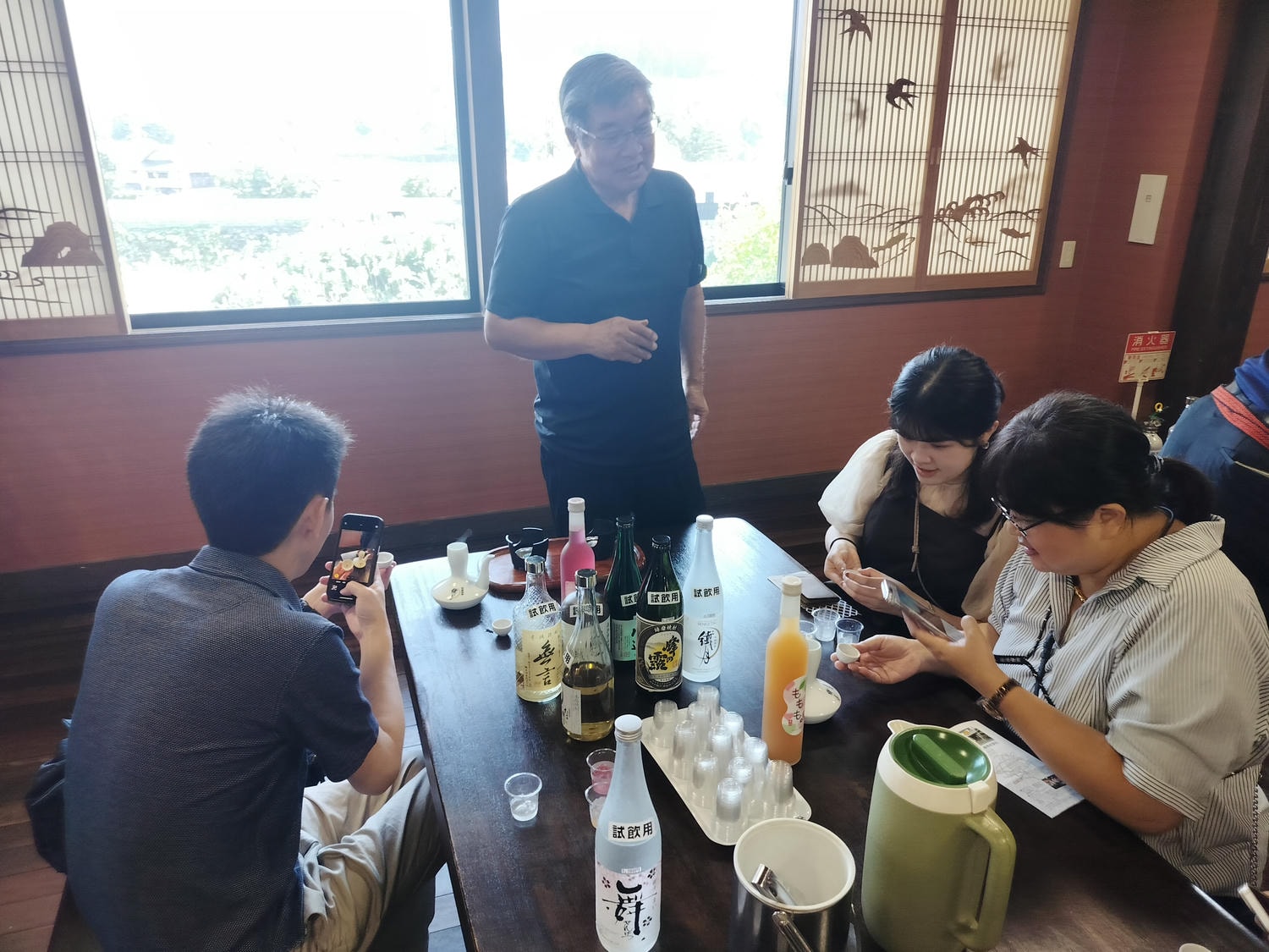 熊本人吉酒造┃球磨川優質水源-百年纖月酒造見學試飲無料-高品質米燒酌推薦買無言 停車場大巴可