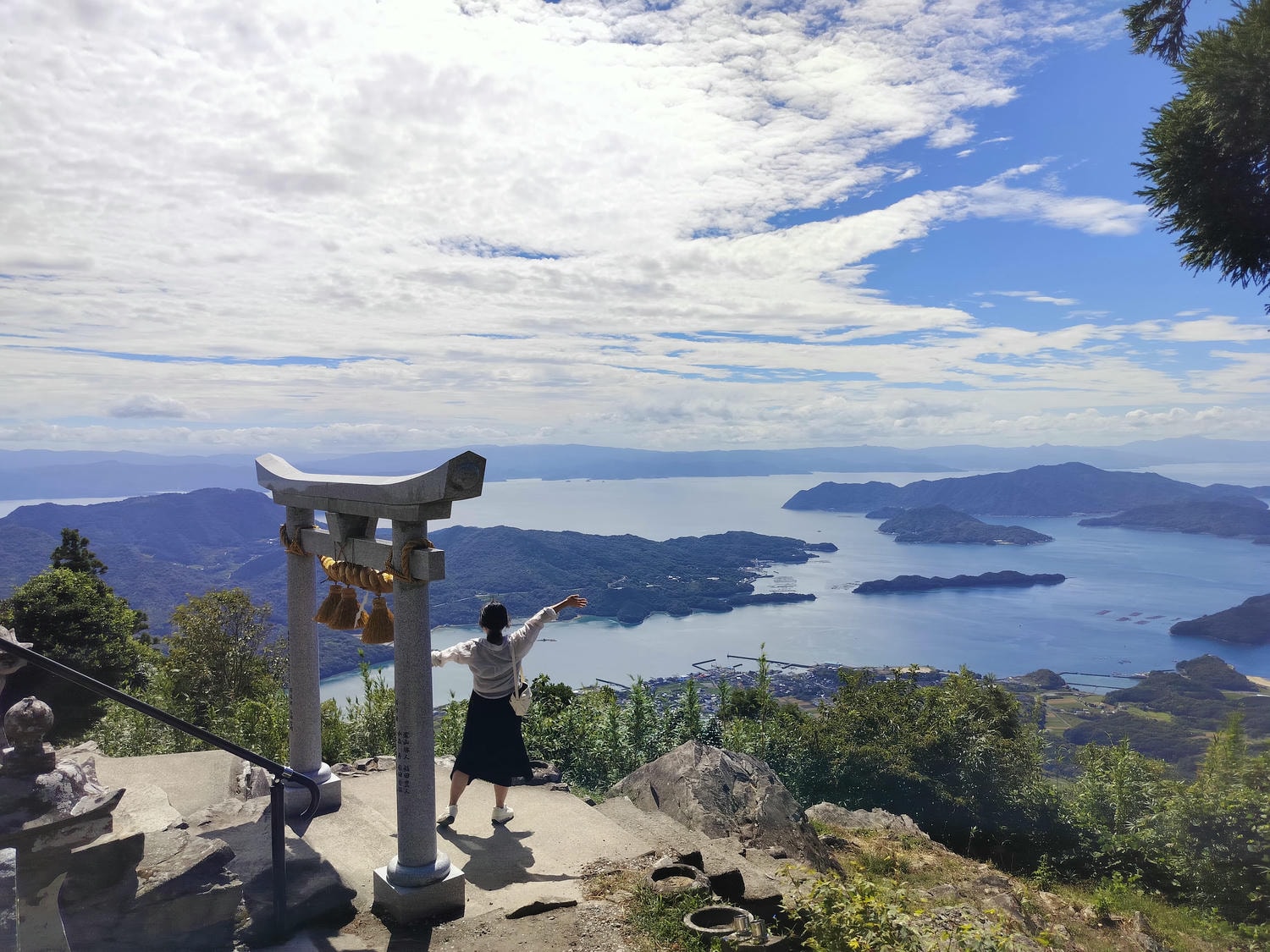 熊本天草景點┃天草倉岳神社 站上682米天空鳥居 鳥居天空一線絕景 天草自由行 天草自駕 天草打卡