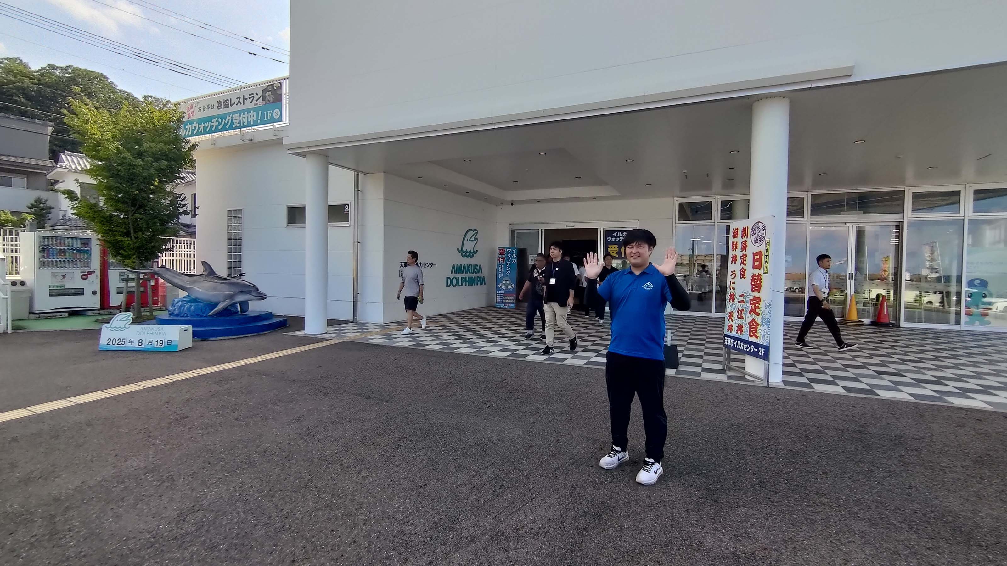 熊本天草┃95%遇見野生海豚跳的好高「天草海豚中心」200多頭超感動!「天草海鮮藏」吃最新鮮的海產 天草自駕 熊本直飛