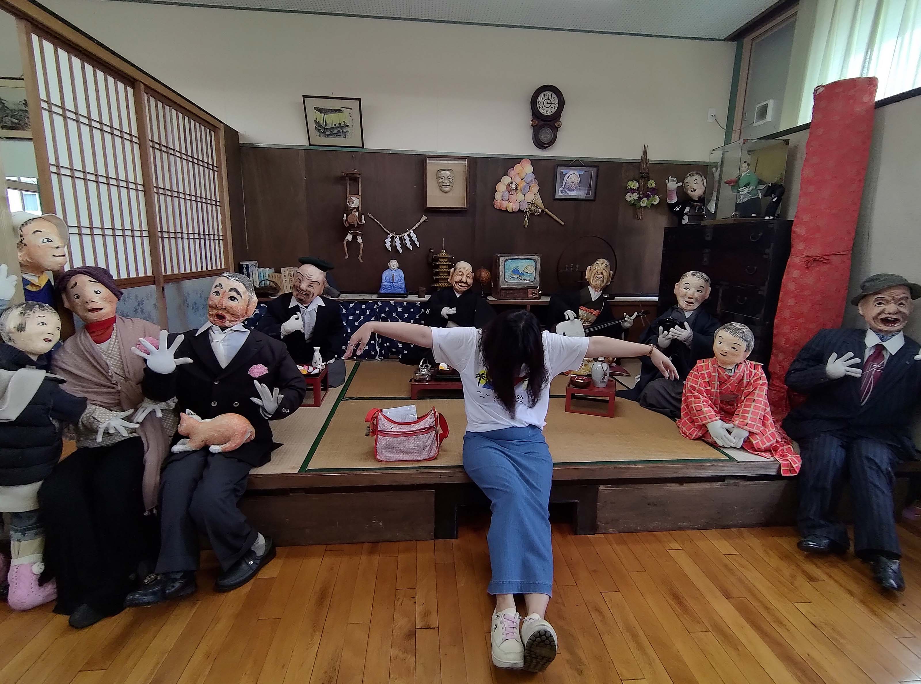 熊本天草┃小學校重生!600快樂村民都是假人「道之驛宮地岳稻草人村」特色景點 吃飯伴手禮蕎麥麵體驗 夏天挑戰測膽鬼屋天草自駕