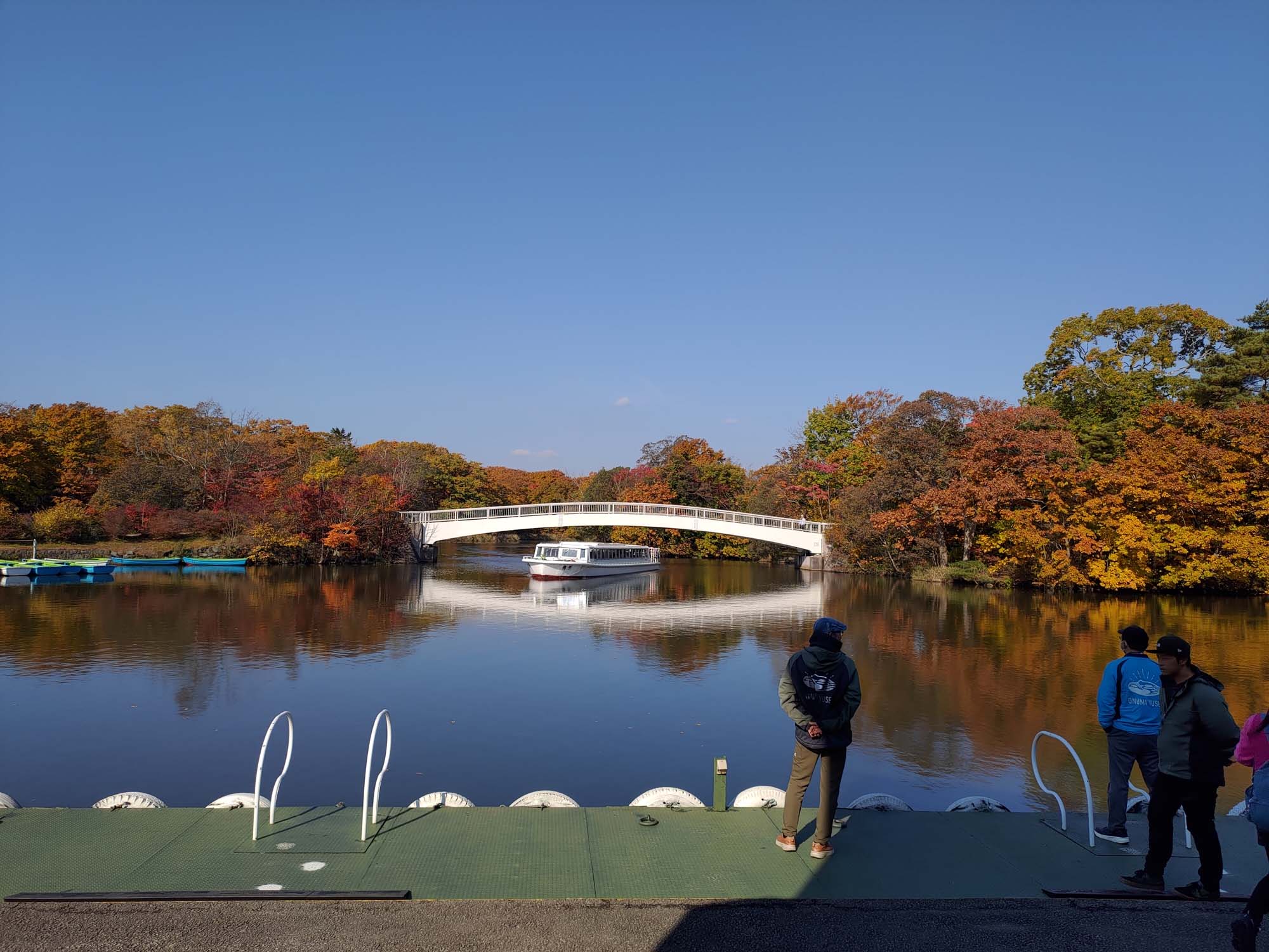 函館景點｜秋楓超美!大沼國定公園遊覽船賞北海道駒岳 四季都美 函館郊外 JR大沼公園站 函館直飛 函館自由行 北海道景點