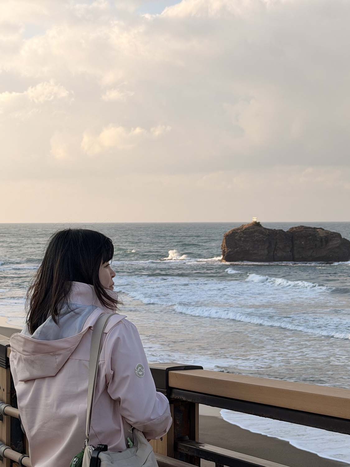 鳥取景點咖啡┃七訪結緣白兔神社參拜 步行1分AOAKUA咖啡文青風 放空看海吃生甜甜圈 鳥取市自由行