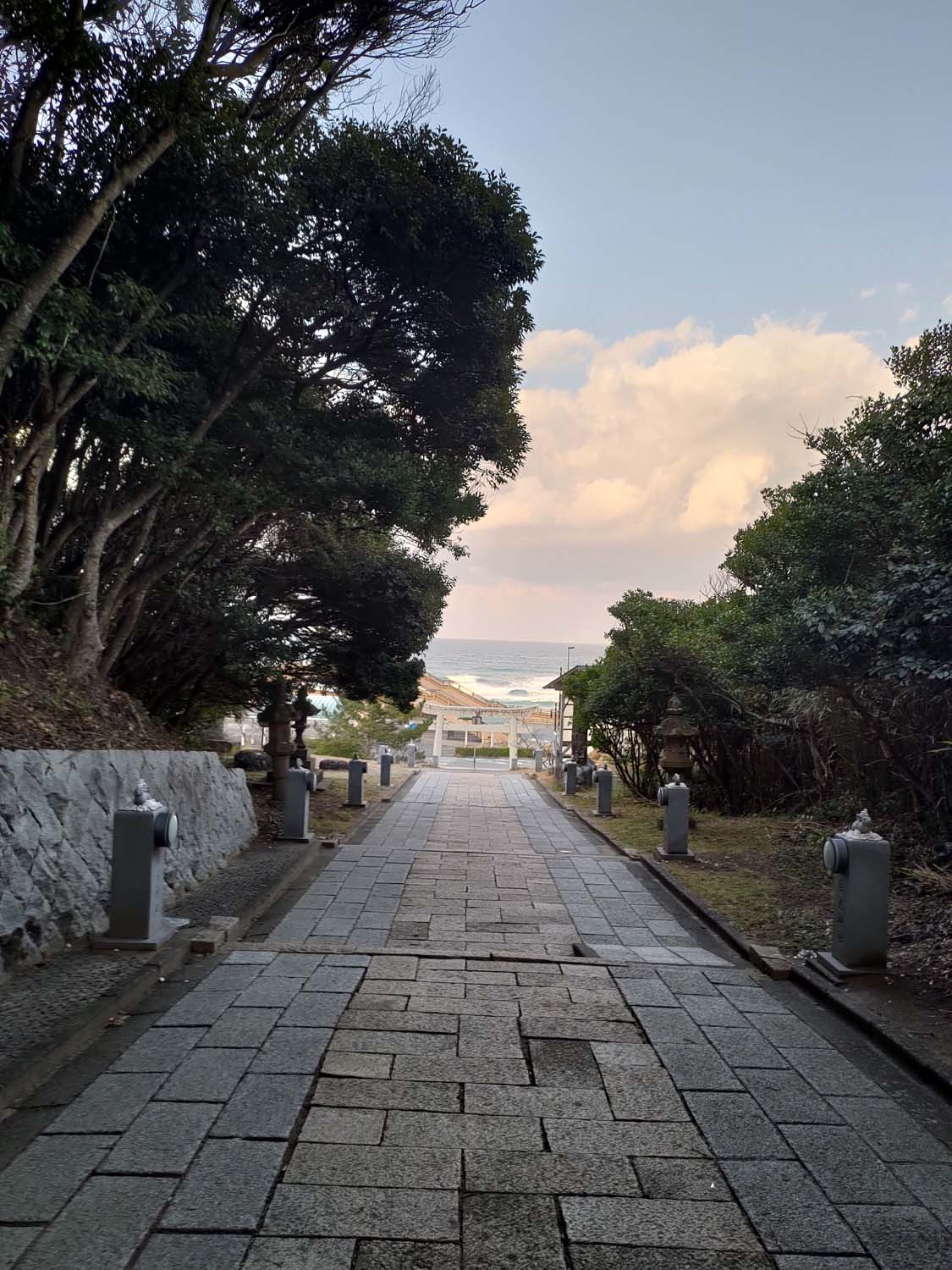 鳥取景點咖啡┃七訪結緣白兔神社參拜 步行1分AOAKUA咖啡文青風 放空看海吃生甜甜圈 鳥取市自由行