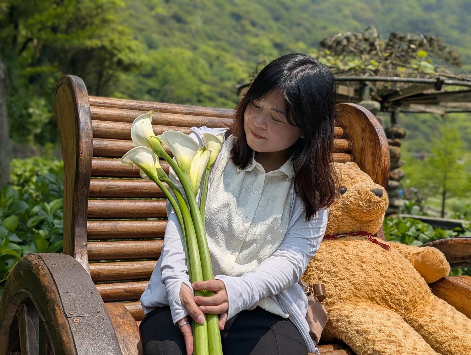 台北陽明山┃春の台北 絶景の白い海!陽明山竹子湖で癒やしの海芋(カラー)摘み体験 名陽匍農莊 台湾旅行 - 第24張圖 台北陽明山┃春の台北 絶景の白い海!陽明山竹子湖で癒やしの海芋(カラー)摘み体験 名陽匍農莊 台湾旅行